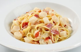 Patagonian Scallops in Garlic Cream Sauce