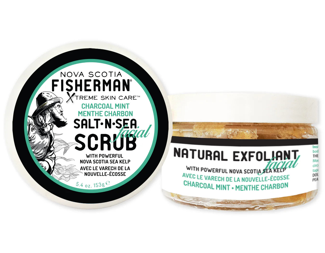 Nova Scotia Fisherman - Charcoal Mint Facial Scrub