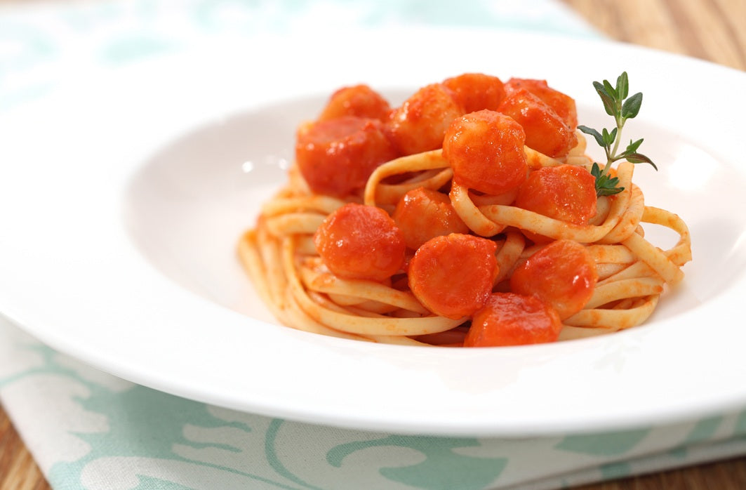 Patagonian Scallops in Spicy Vodka Sauce