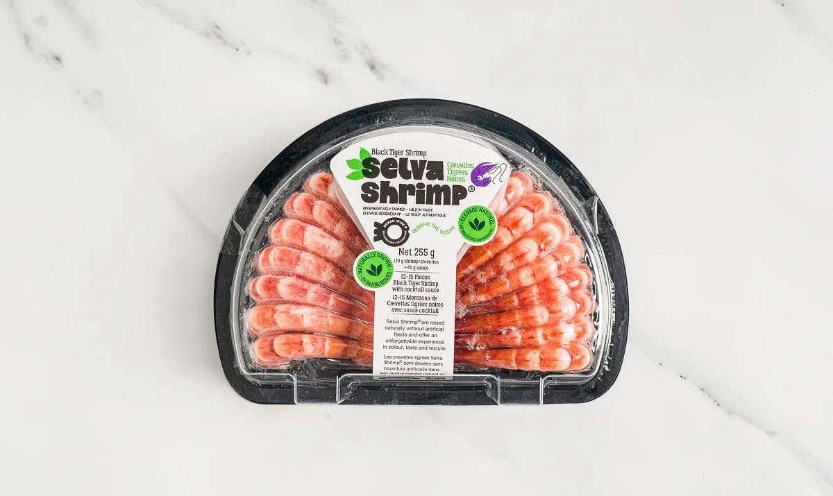 Selva – Black Tiger Shrimp ½ Ring & Sauce