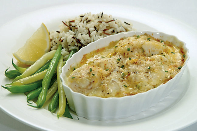 Baked Haddock Au Gratin
