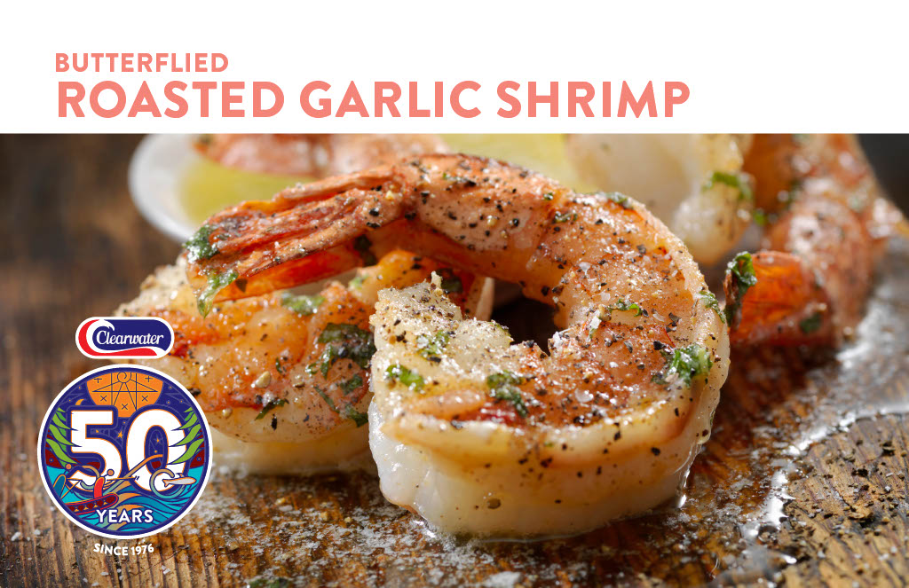 raw shrimp roasted garlic shrimp