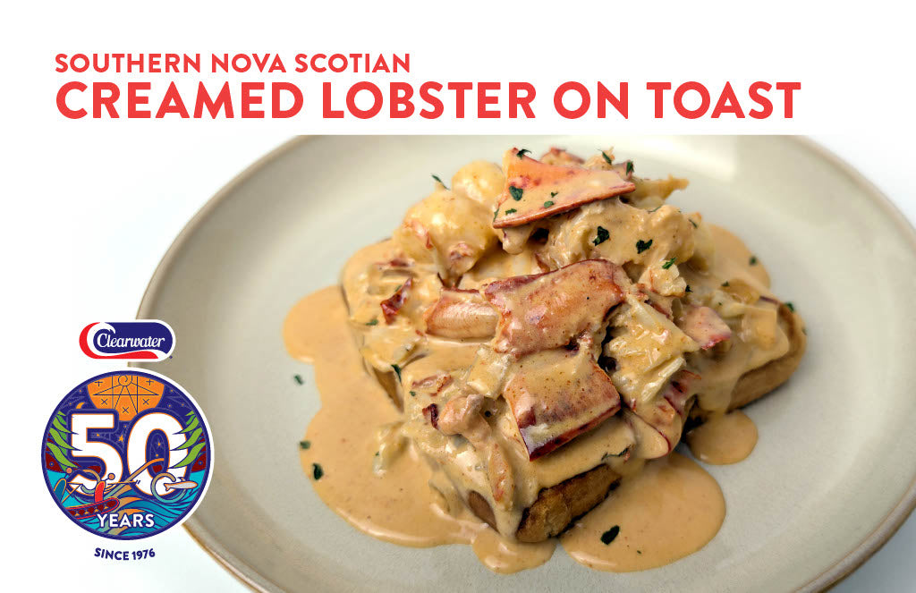 Southern Nova Scotian Creamed Lobster on Toast