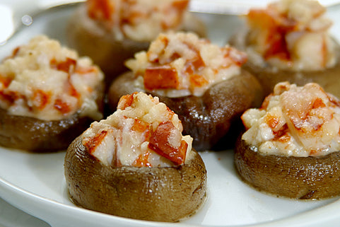 Clearwater Lobster Stuffed Mushroom Caps