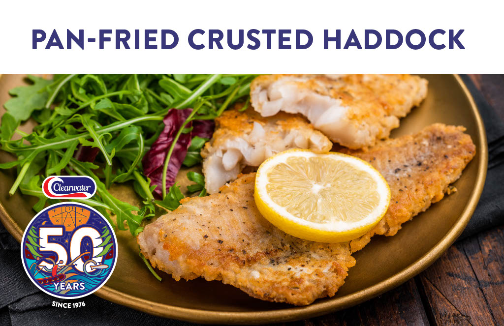 Pan-fried Crusted Haddock