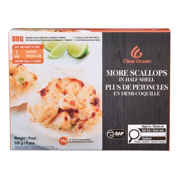 Clear Ocean - Scallops in Half Shell