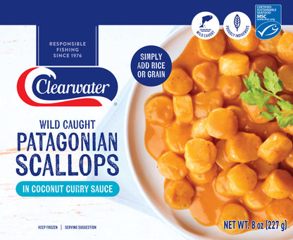 Patagonian Scallops in Coconut Curry Sauce