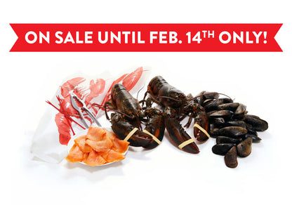 East Coast Dinner for Two (Live Lobster)