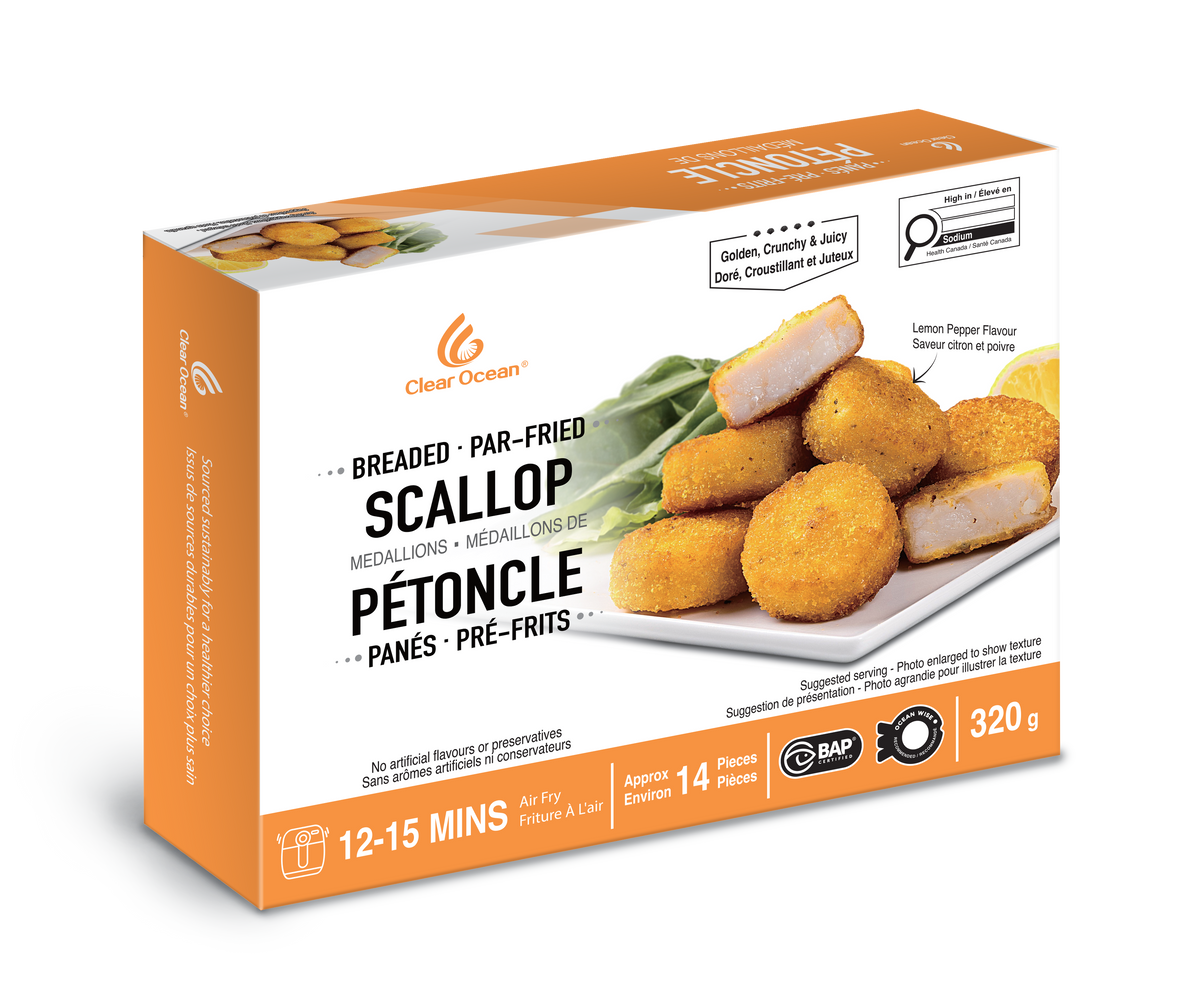 Clear Ocean - Lemon Pepper Breaded Scallops