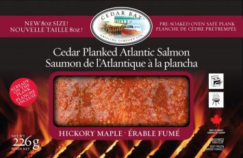 Hickory Maple Cedar Planked Atlantic Salmon 226g